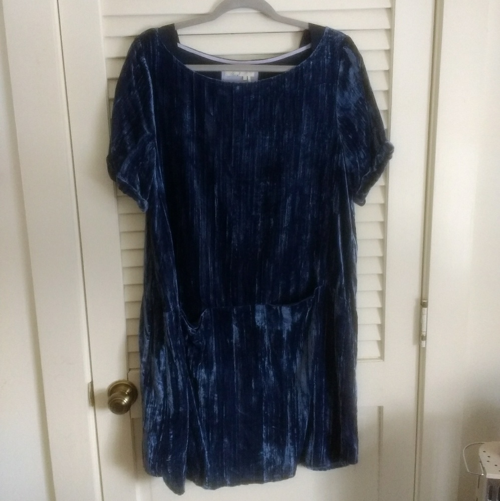 Blue Velvet Tunic